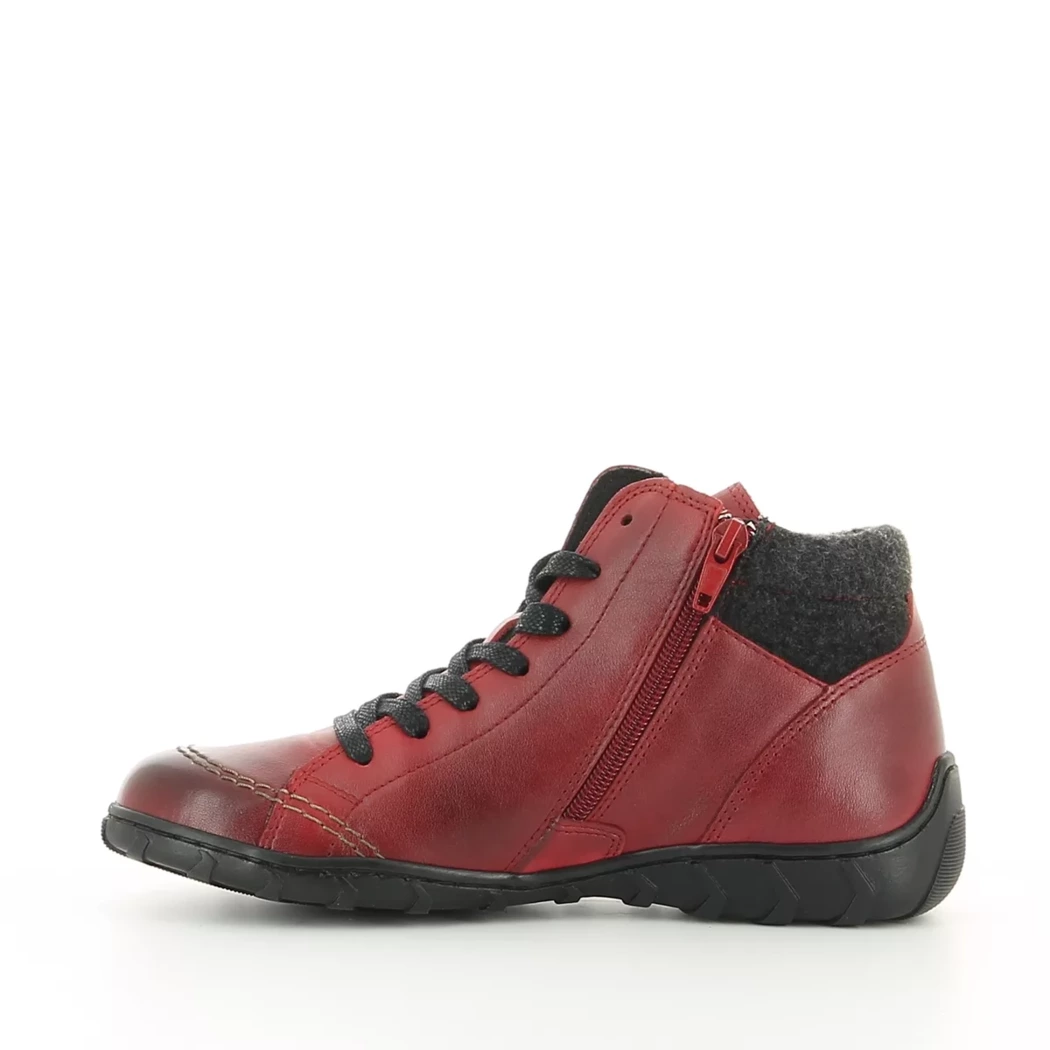 Image (4) de la chaussures Diabolo Studio - Bottines Rouge en Cuir Image (4) de la chaussures Diabolo Studio - Bottines Rouge en Cuir