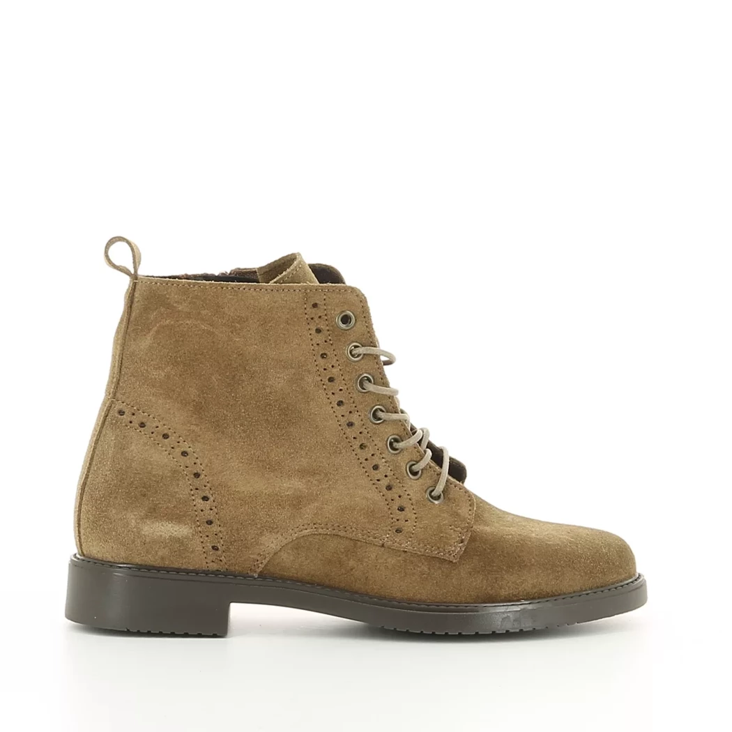 Image (2) de la chaussures Miss Boho - Bottines Taupe en Cuir nubuck Image (2) de la chaussures Miss Boho - Bottines Taupe en Cuir nubuck