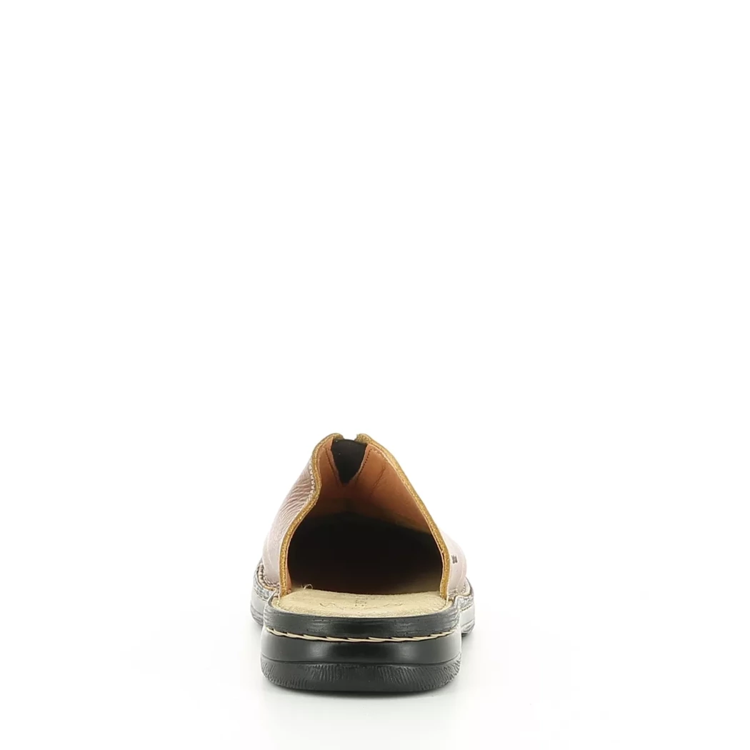 Image (3) de la chaussures Soft Land - Pantoufles et Chaussons Cuir naturel / Cognac en Cuir