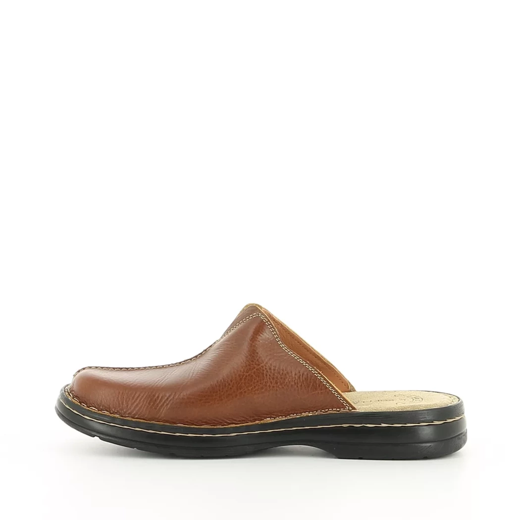 Image (4) de la chaussures Soft Land - Pantoufles et Chaussons Cuir naturel / Cognac en Cuir