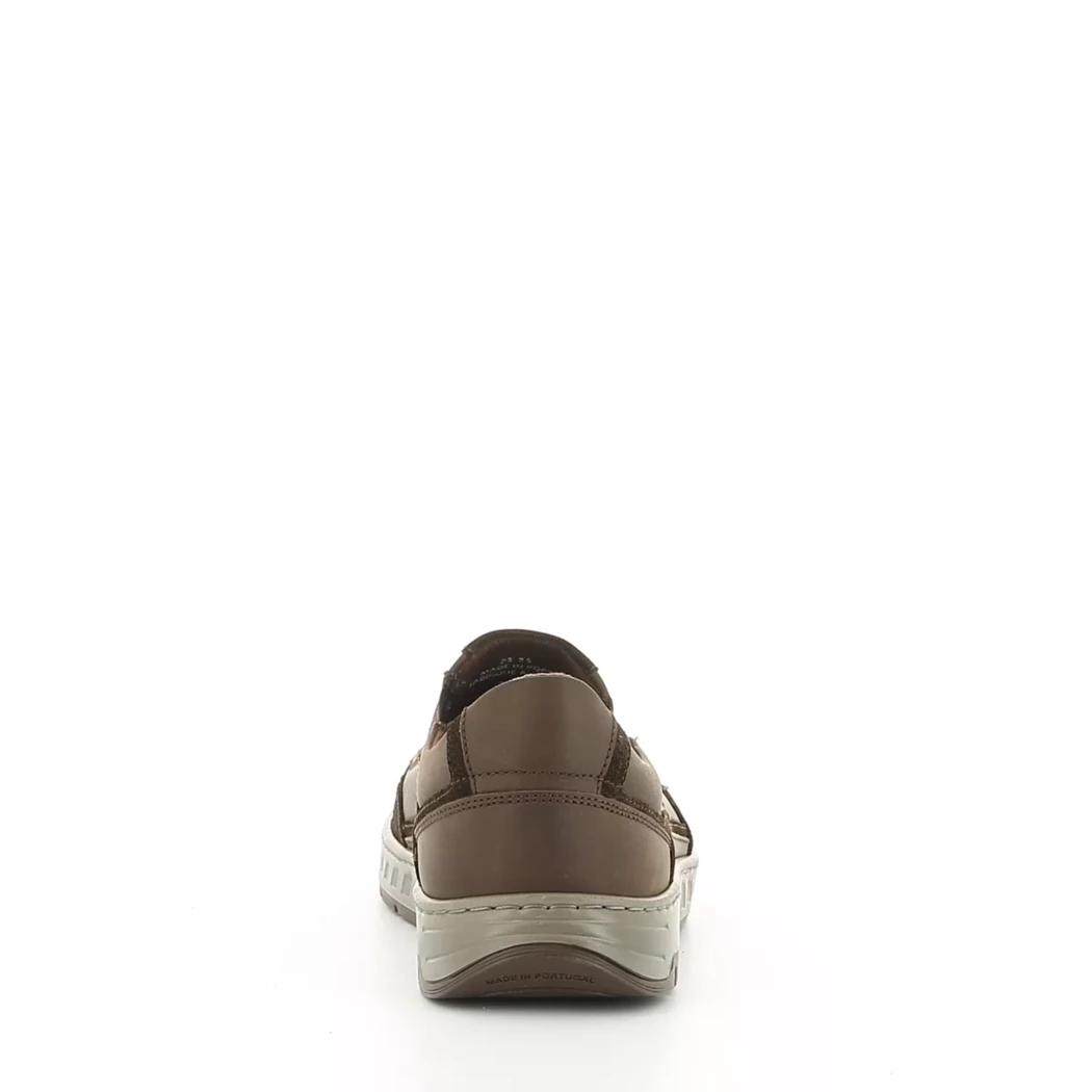 Image (3) de la chaussures Soft Land - Mocassins Marron en Cuir