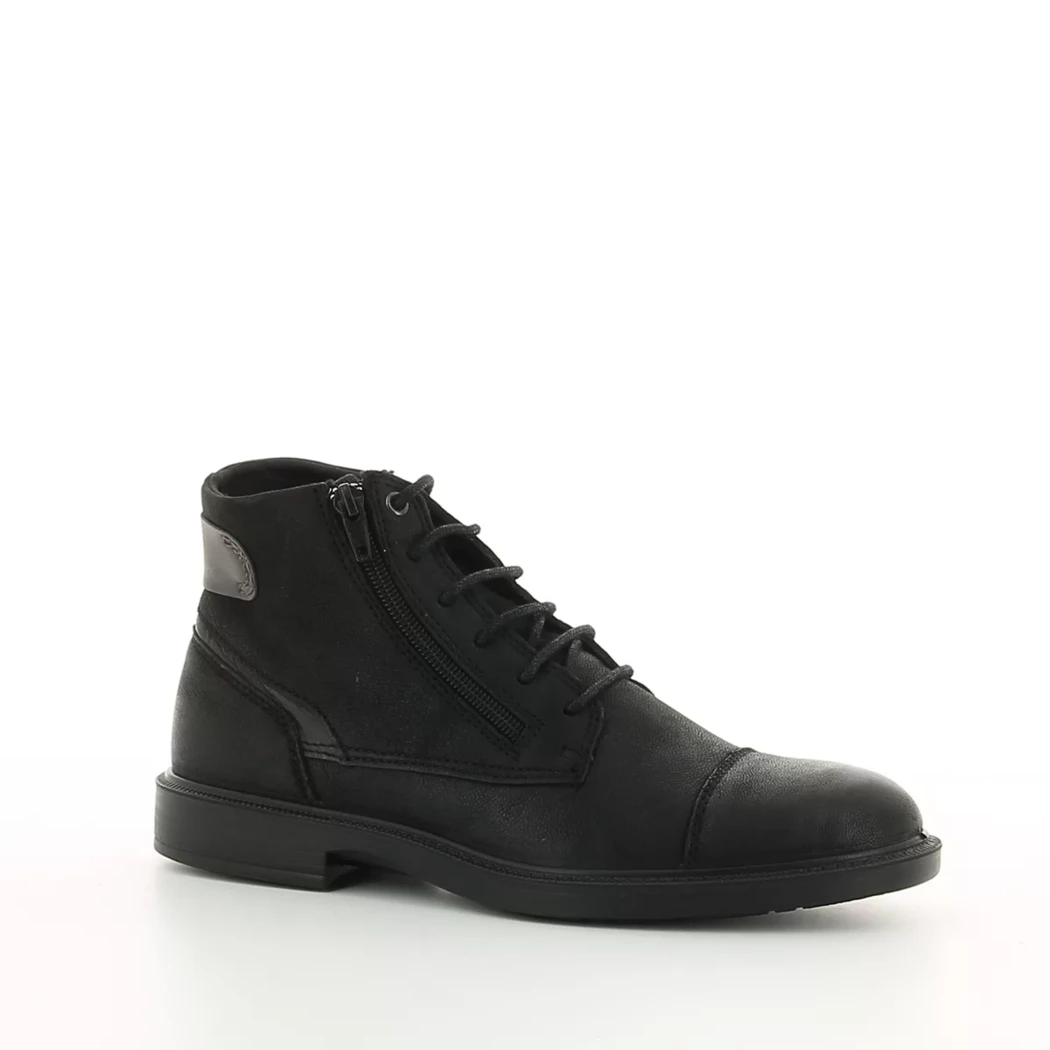 Image (1) de la chaussures Trek Stone - Bottines Noir en Cuir