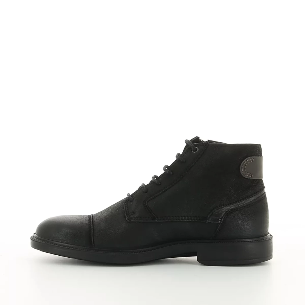 Image (4) de la chaussures Trek Stone - Bottines Noir en Cuir