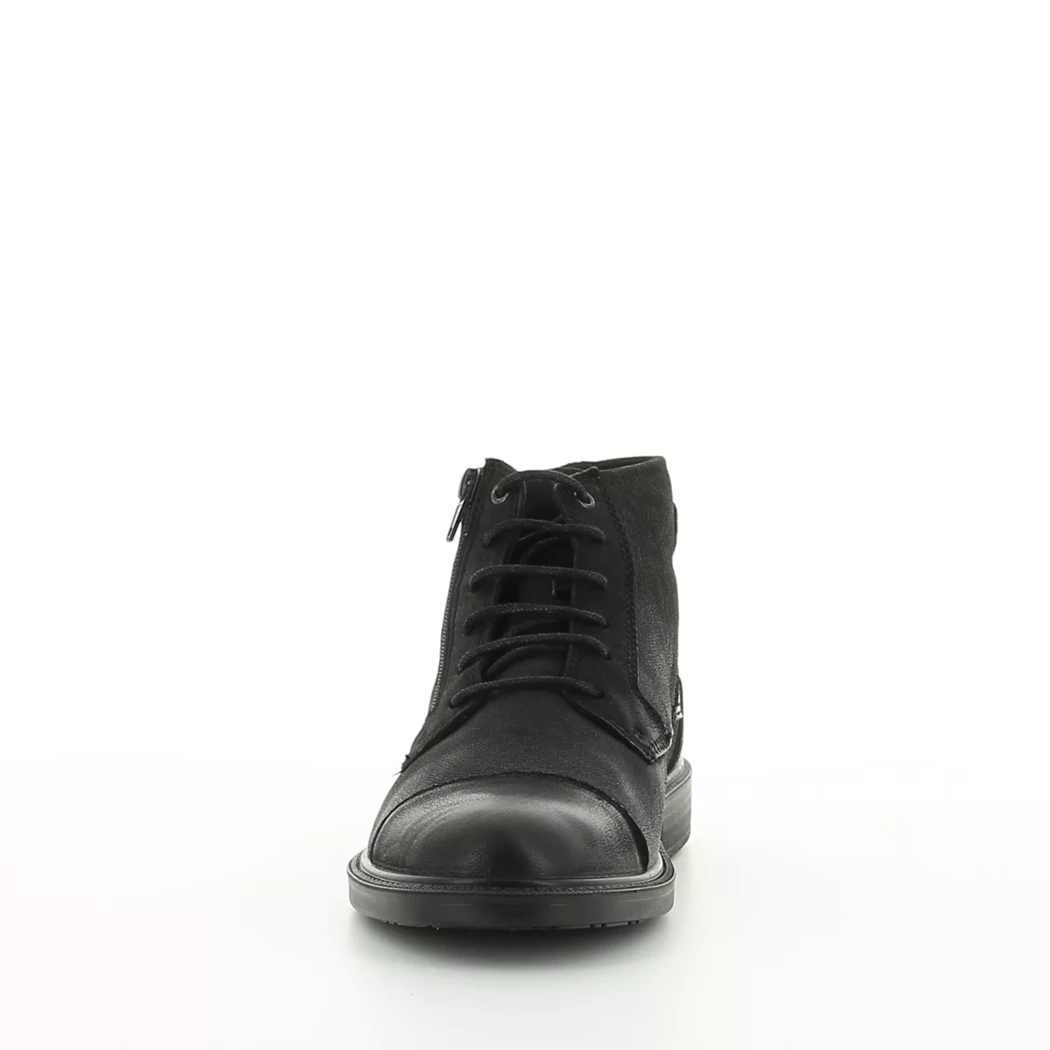 Image (5) de la chaussures Trek Stone - Bottines Noir en Cuir