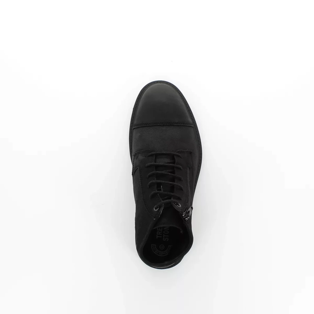 Image (6) de la chaussures Trek Stone - Bottines Noir en Cuir