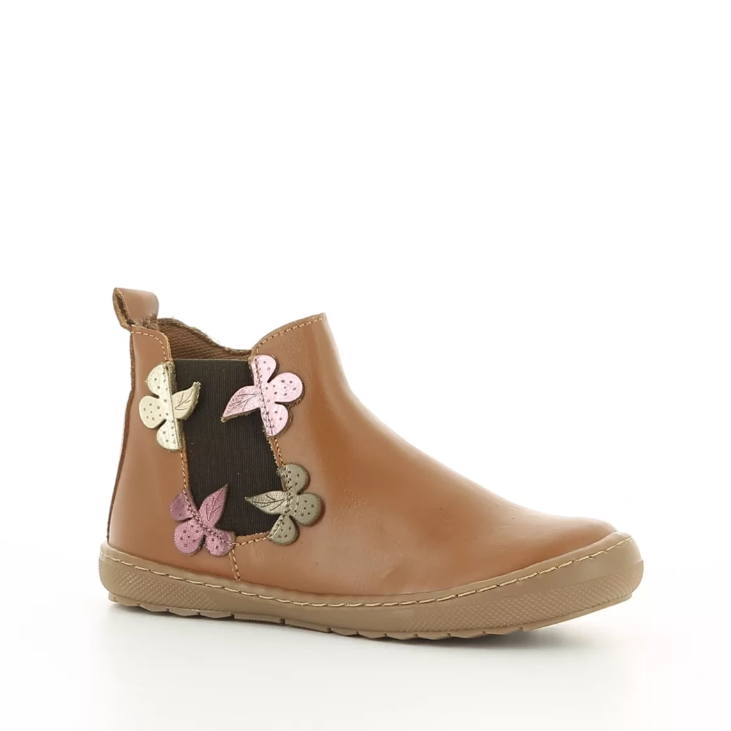 Image (1) de la chaussures Les Fees de Bengale - Boots Cuir naturel / Cognac en Cuir
