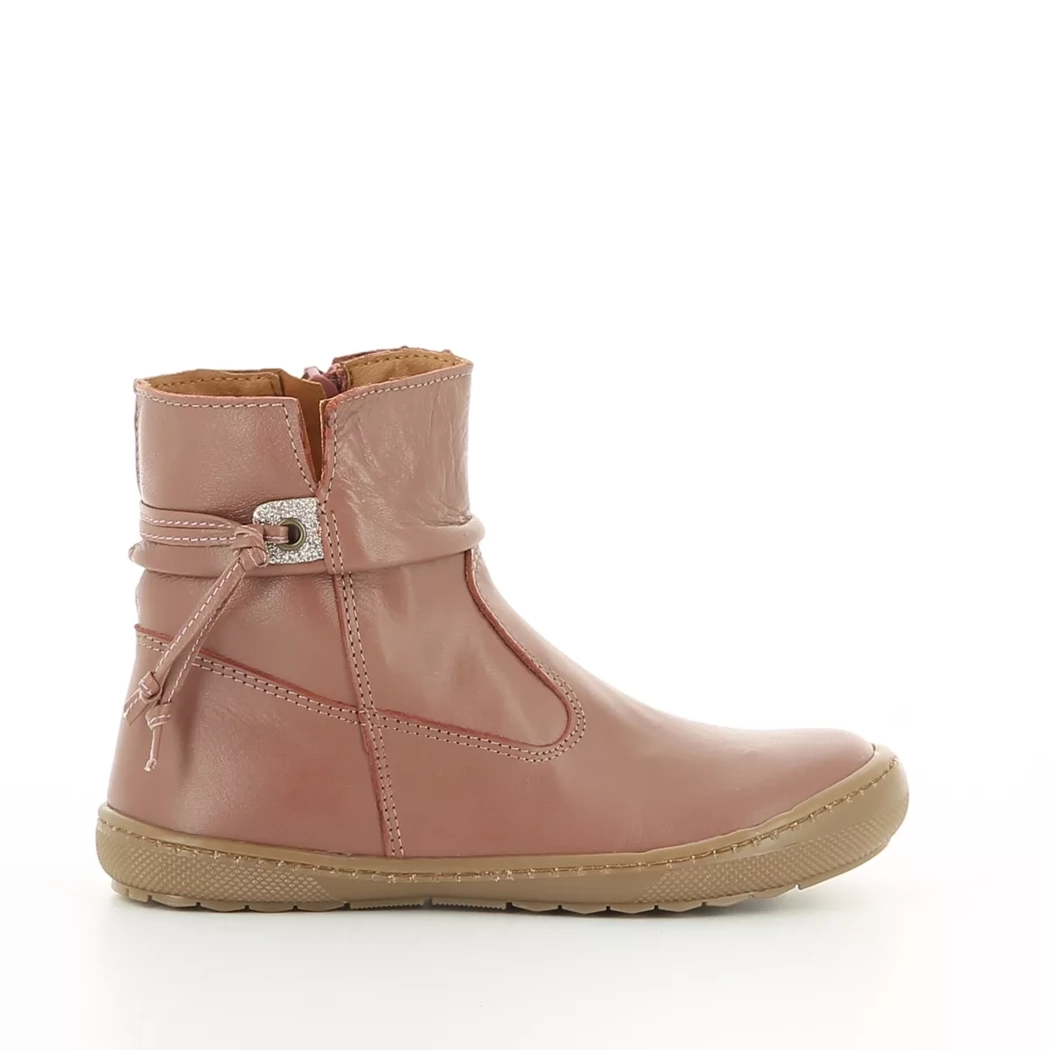 Image (2) de la chaussures Les Fees de Bengale - Boots Rose en Cuir