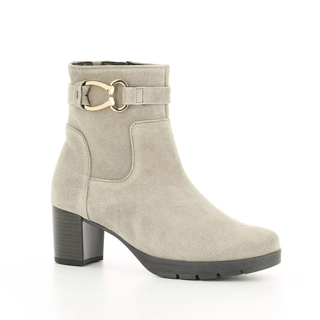 Image (1) de la chaussures Gabor - Boots Taupe en Cuir nubuck Image (1) de la chaussures Gabor - Boots Taupe en Cuir nubuck