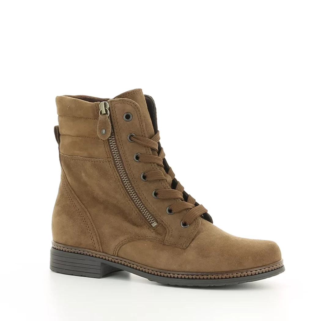 Image (1) de la chaussures Gabor - Bottines Cuir naturel / Cognac en Cuir nubuck