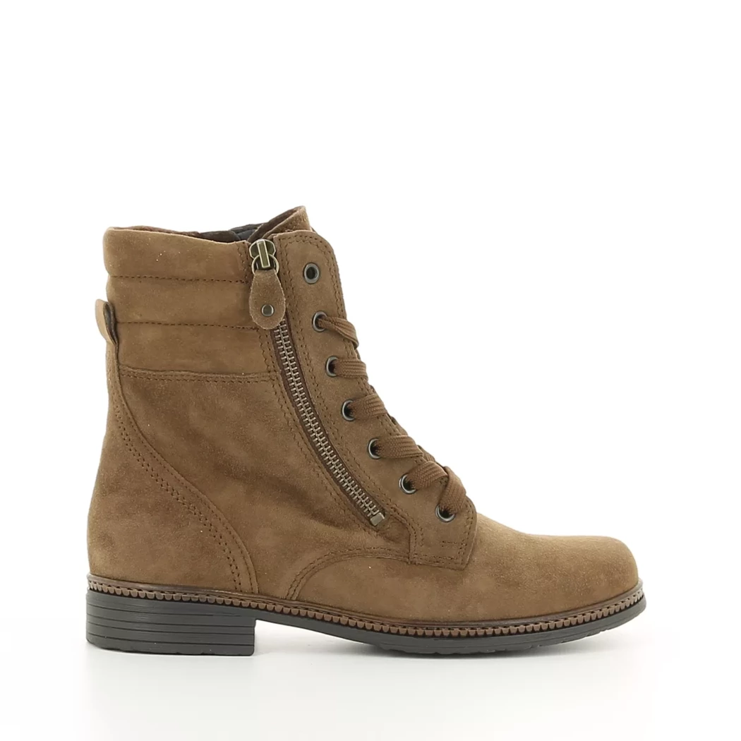 Image (2) de la chaussures Gabor - Bottines Cuir naturel / Cognac en Cuir nubuck
