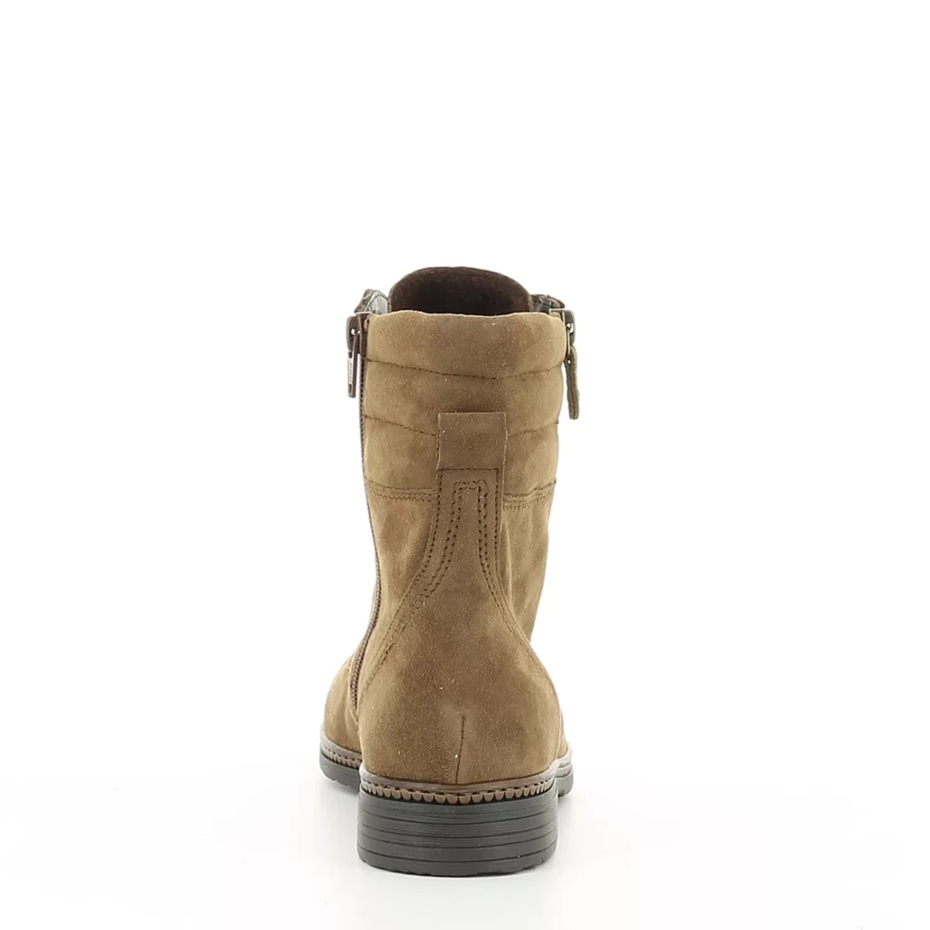 Image (3) de la chaussures Gabor - Bottines Cuir naturel / Cognac en Cuir nubuck
