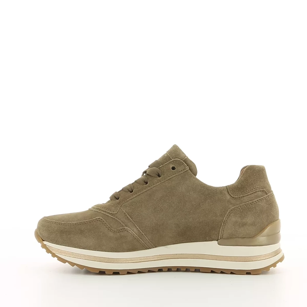 Image (4) de la chaussures Gabor - Baskets Taupe en Cuir nubuck