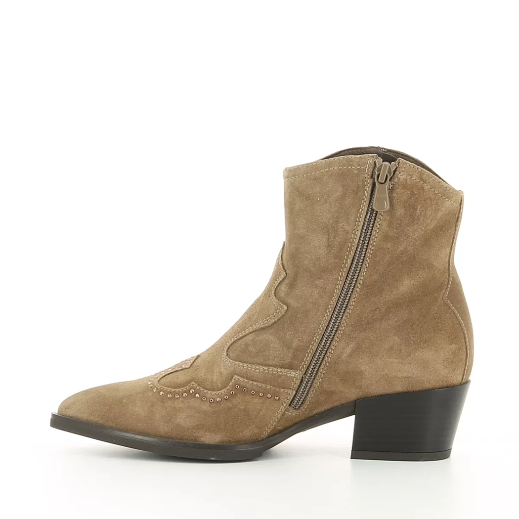 Image (4) de la chaussures Nero Giardini - Boots Taupe en Cuir nubuck