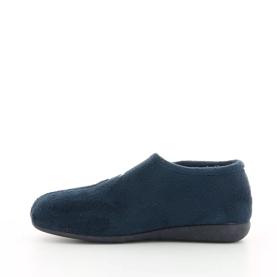 Image (4) de la chaussures Vul ladi - Pantoufles et Chaussons Bleu en Textile