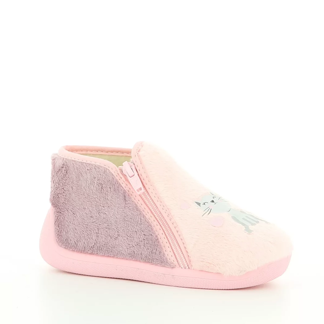 Image (1) de la chaussures Bossi - Pantoufles et Chaussons Rose en Textile
