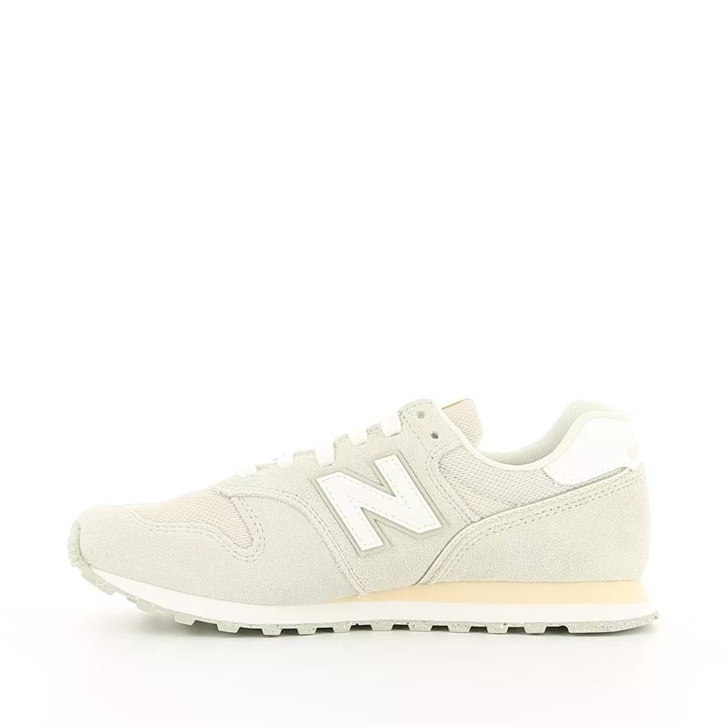 Image (4) de la chaussures New Balance - Baskets Beige en Cuir nubuck