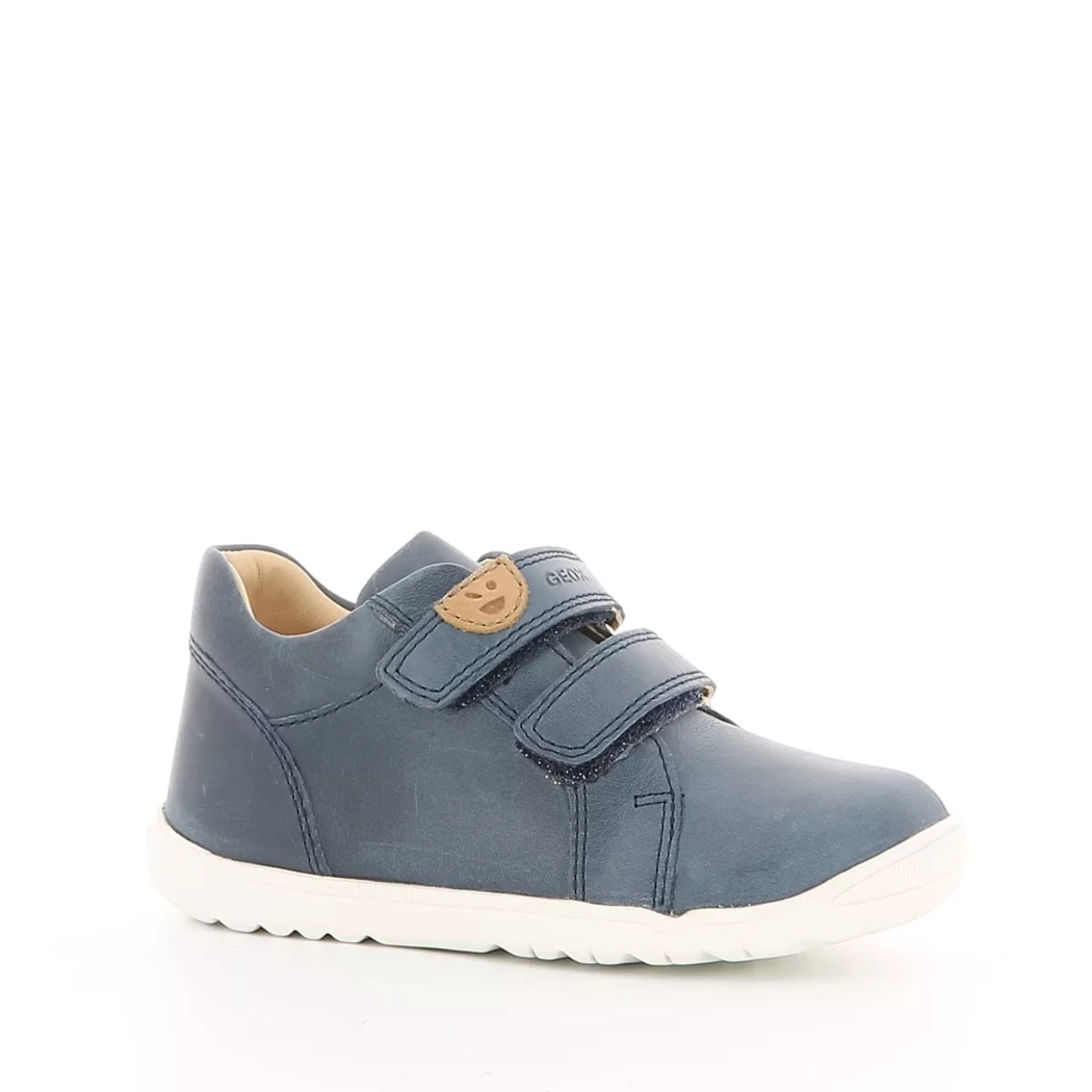 Image (1) de la chaussures Geox - Bottines Bleu en Cuir