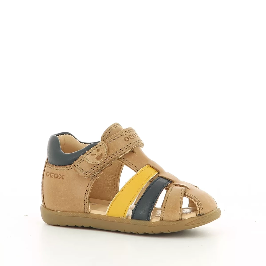 Image (1) de la chaussures Geox - Sandales et Nu-Pieds Cuir naturel / Cognac en Cuir