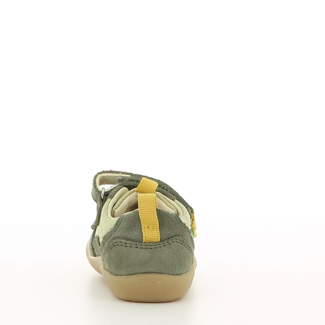 Image (3) de la chaussures Kickers - Baskets Vert en Cuir