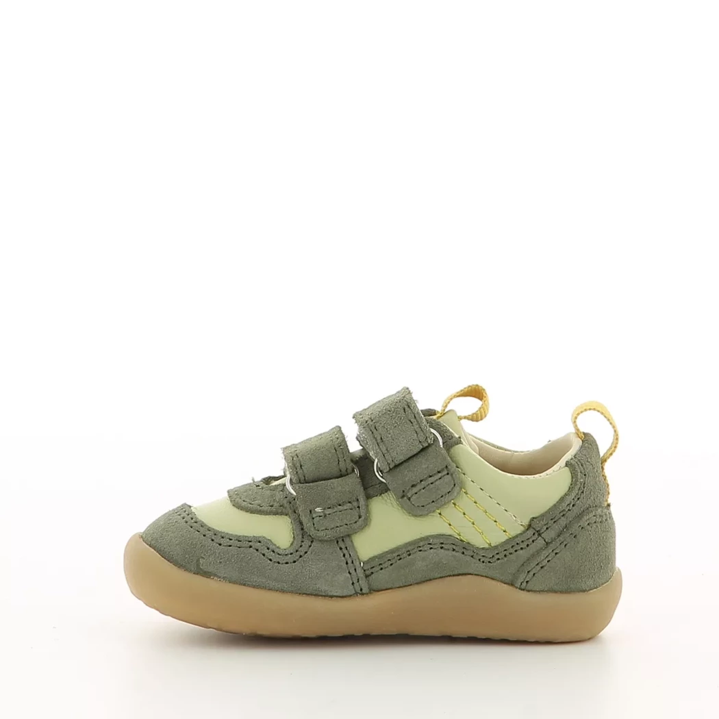 Image (4) de la chaussures Kickers - Baskets Vert en Cuir