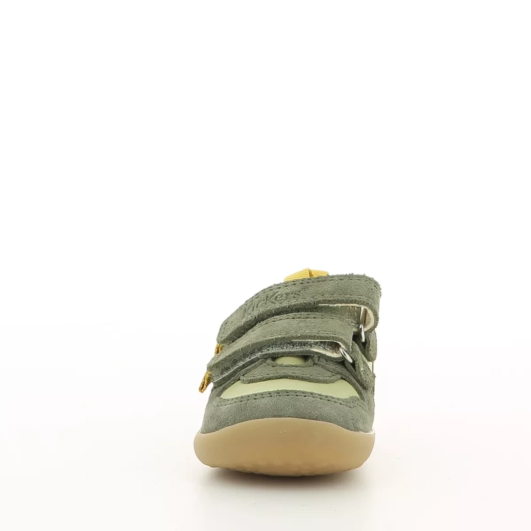 Image (5) de la chaussures Kickers - Baskets Vert en Cuir