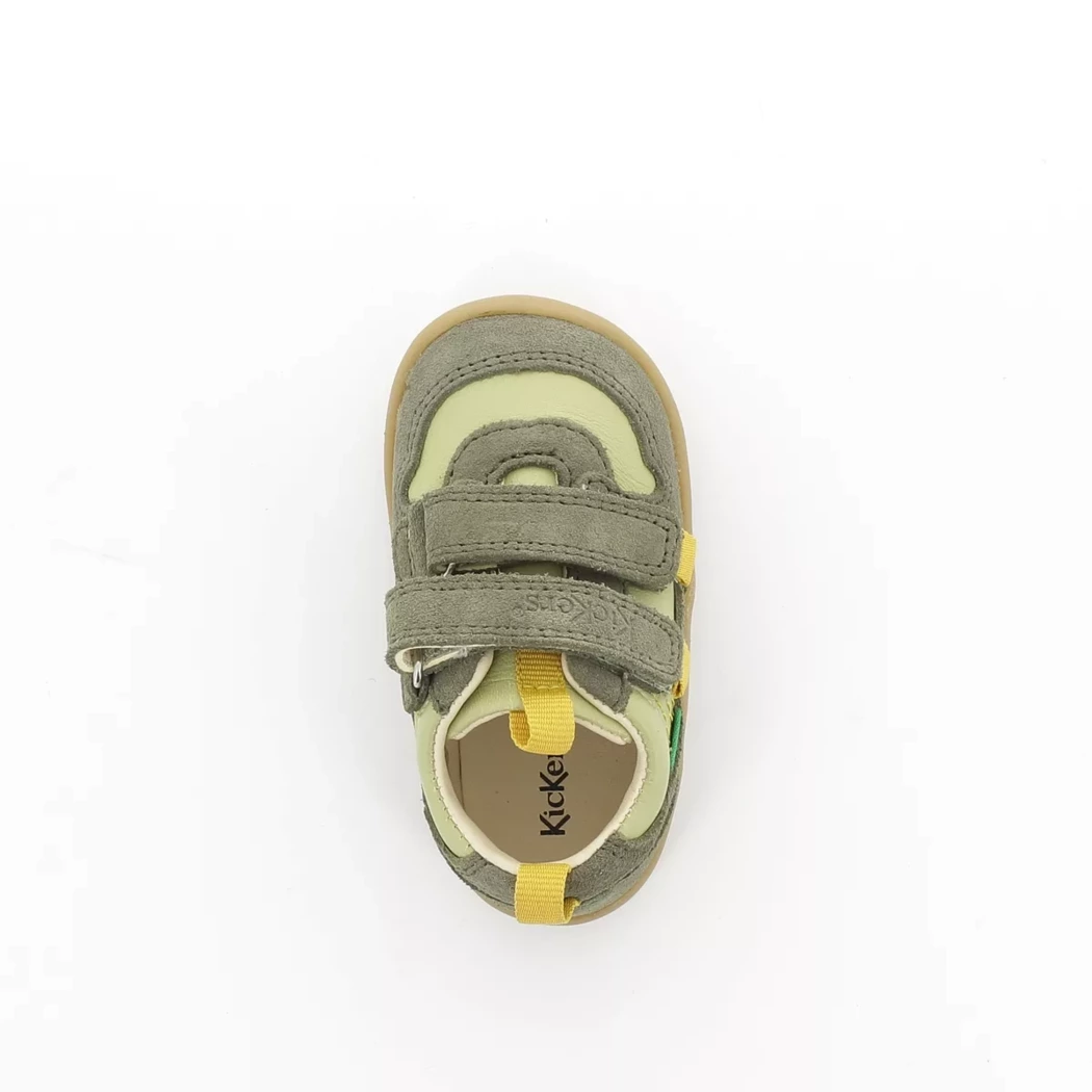 Image (6) de la chaussures Kickers - Baskets Vert en Cuir