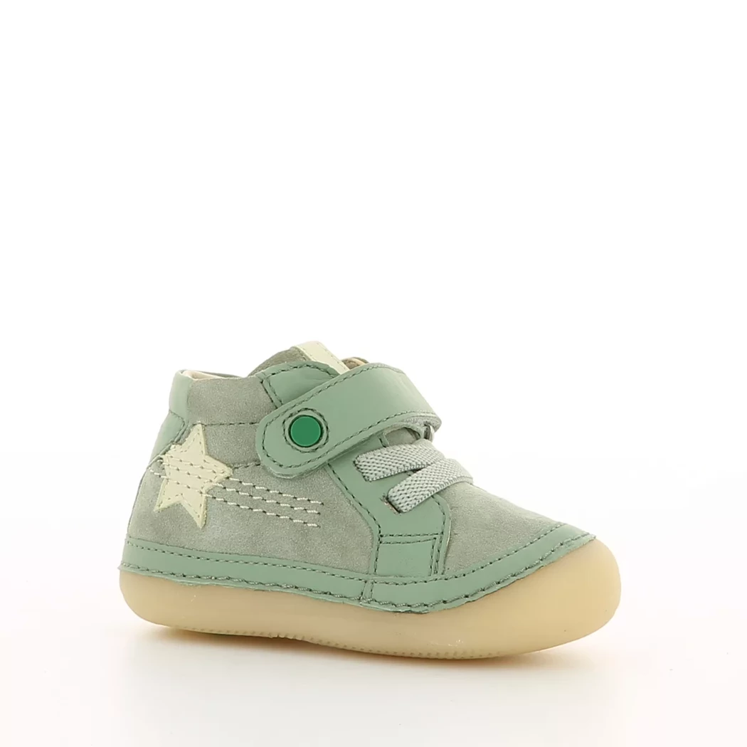 Image (1) de la chaussures Kickers - Bottines Vert en Cuir Image (1) de la chaussures Kickers - Bottines Vert en Cuir