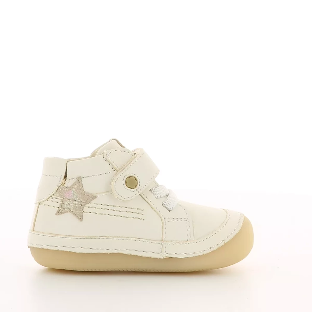 Image (2) de la chaussures Kickers - Bottines Blanc en Cuir Image (2) de la chaussures Kickers - Bottines Blanc en Cuir
