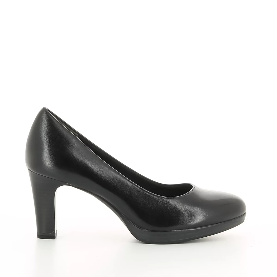 Image (2) de la chaussures Tamaris - Escarpins Noir en Cuir