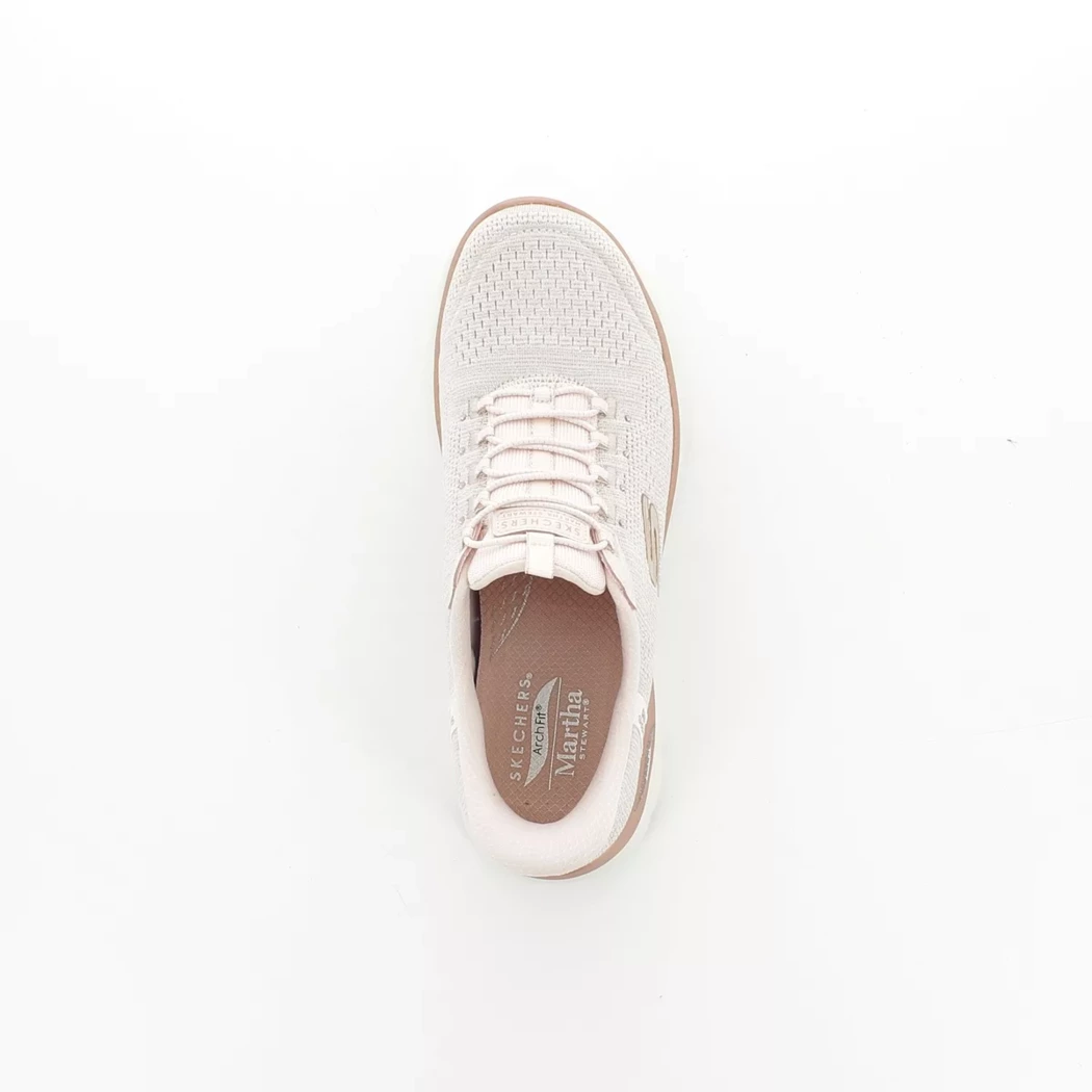 Image (6) de la chaussures Skechers - Baskets Rose en Textile