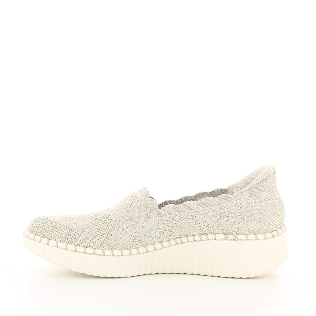 Image (4) de la chaussures Skechers - Mocassins Beige en Textile