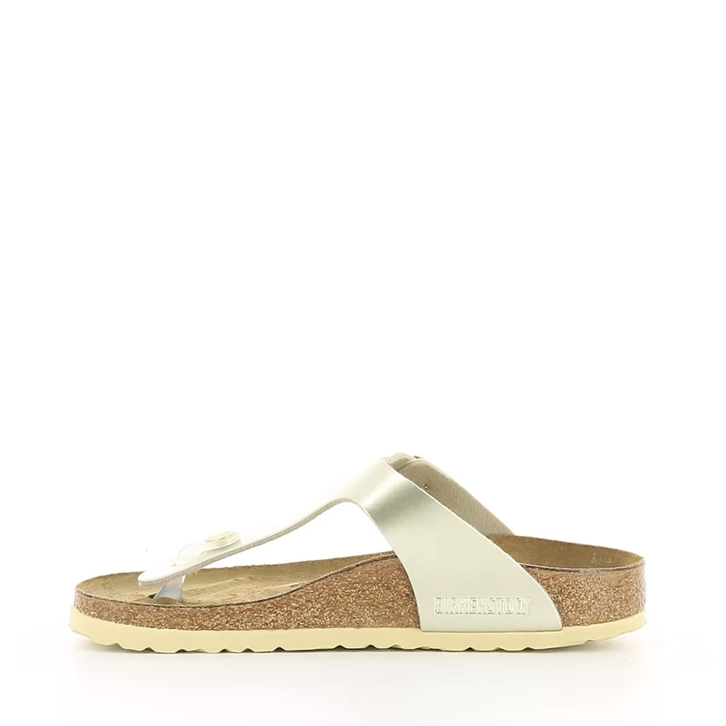 Image (4) de la chaussures Birkenstock - Mules et Sabots Or / Bronze / Platine en Cuir synthétique