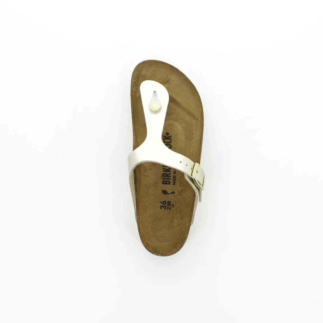 Image (6) de la chaussures Birkenstock - Mules et Sabots Or / Bronze / Platine en Cuir synthétique