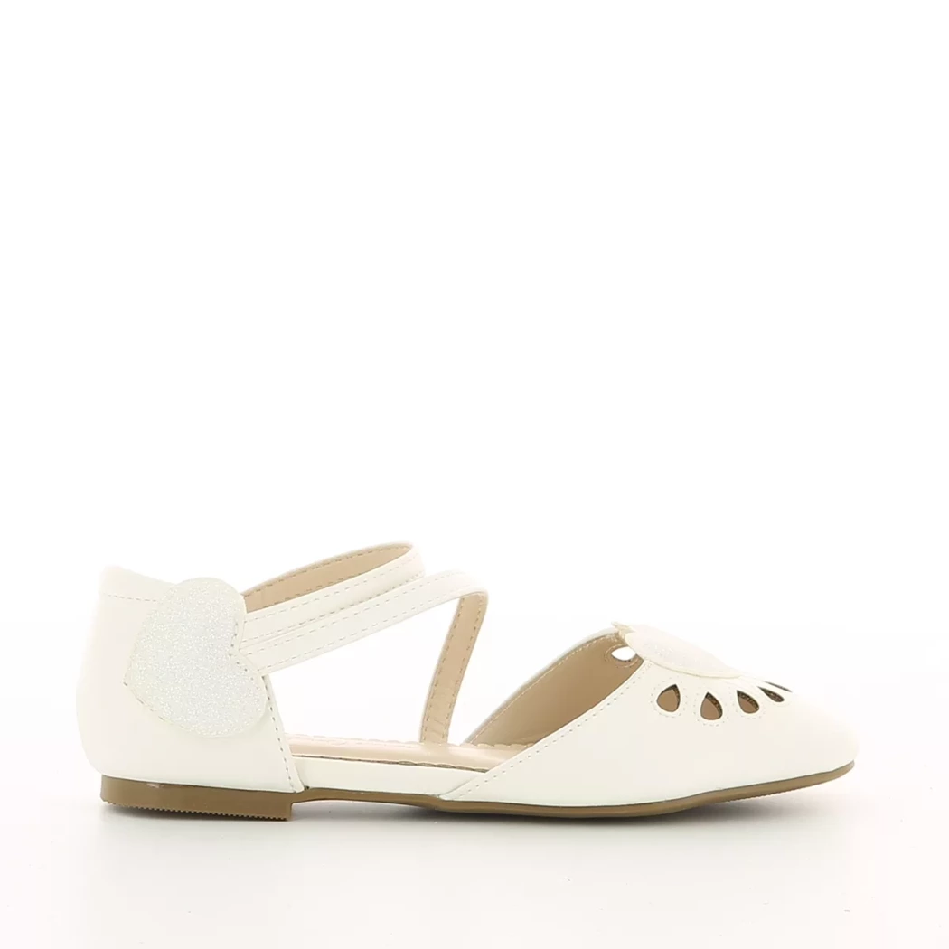 Image (2) de la chaussures Pretty Stories - Ballerines Blanc en Cuir synthétique