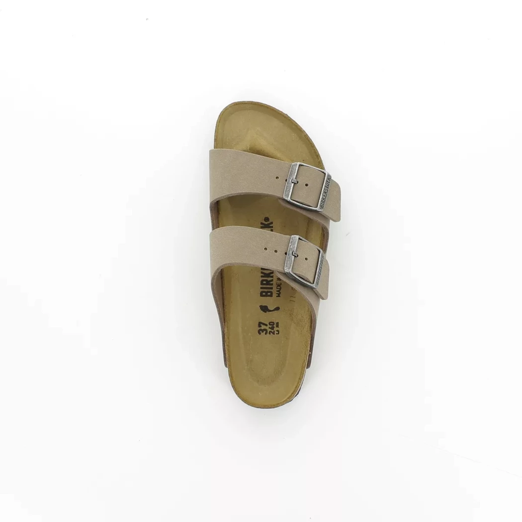 Image (6) de la chaussures Birkenstock - Mules et Sabots Taupe en Cuir nubuck