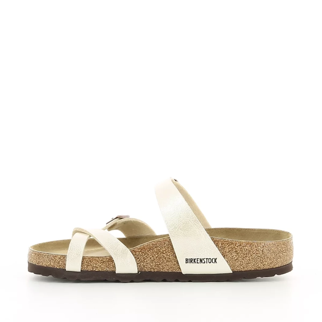 Image (4) de la chaussures Birkenstock - Mules et Sabots Beige en Cuir synthétique