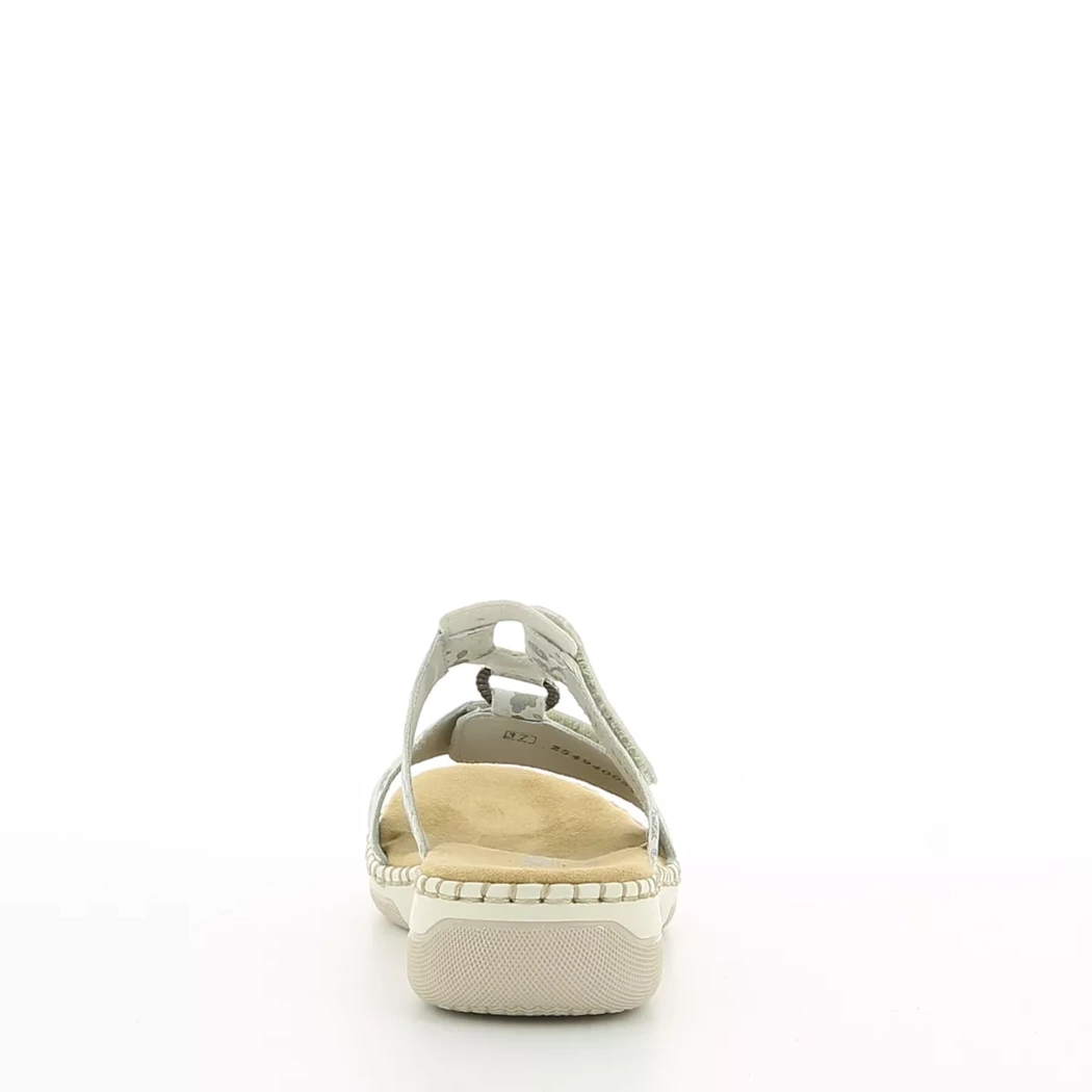 Image (3) de la chaussures Rieker - Mules et Sabots Gris en Cuir synthétique