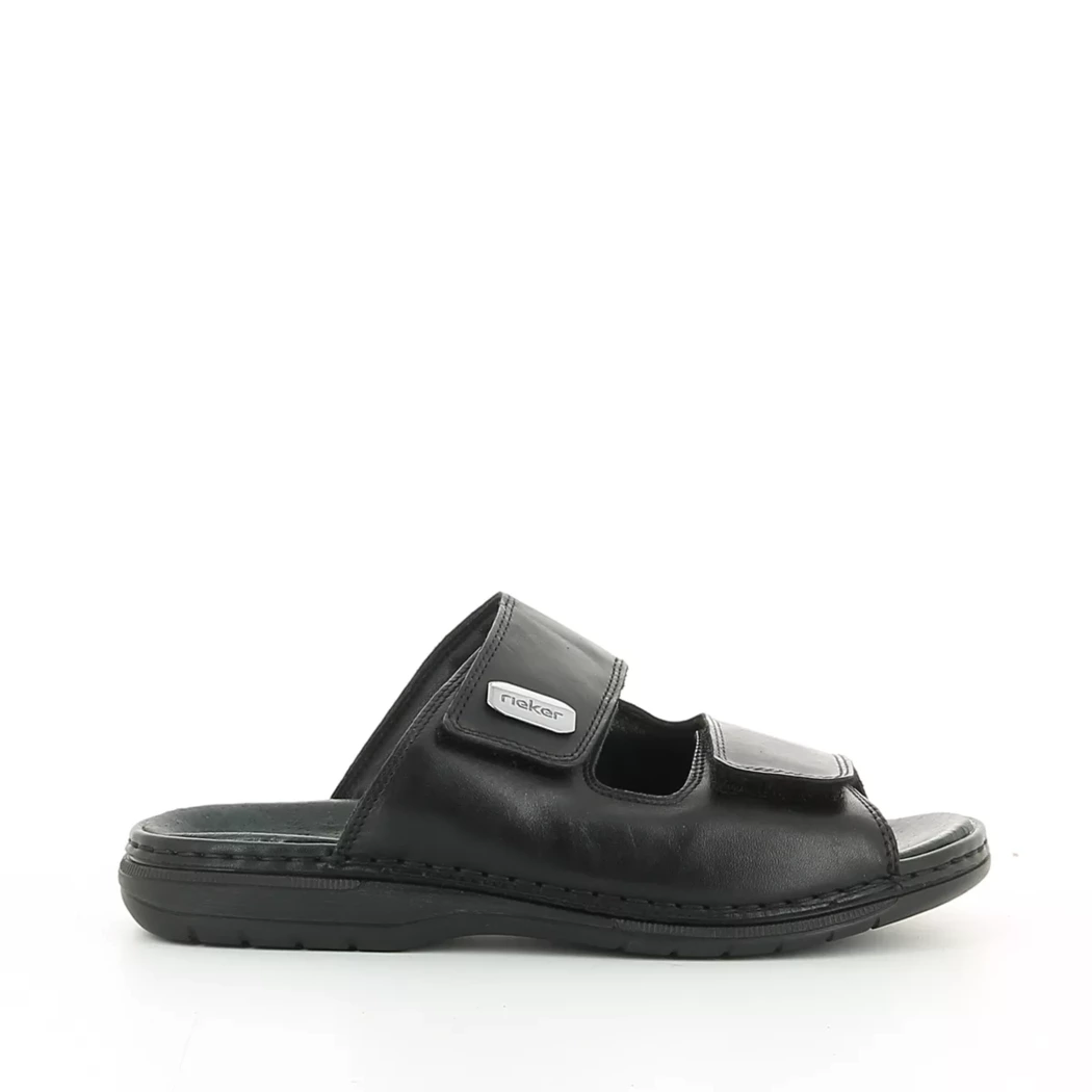 Image (2) de la chaussures Rieker - Mules et Sabots Noir en Cuir