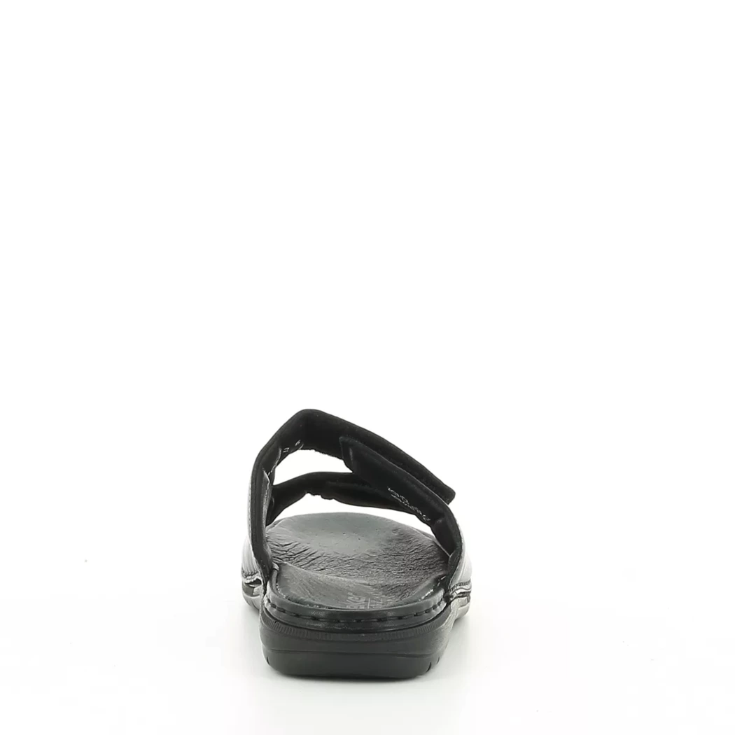 Image (3) de la chaussures Rieker - Mules et Sabots Noir en Cuir