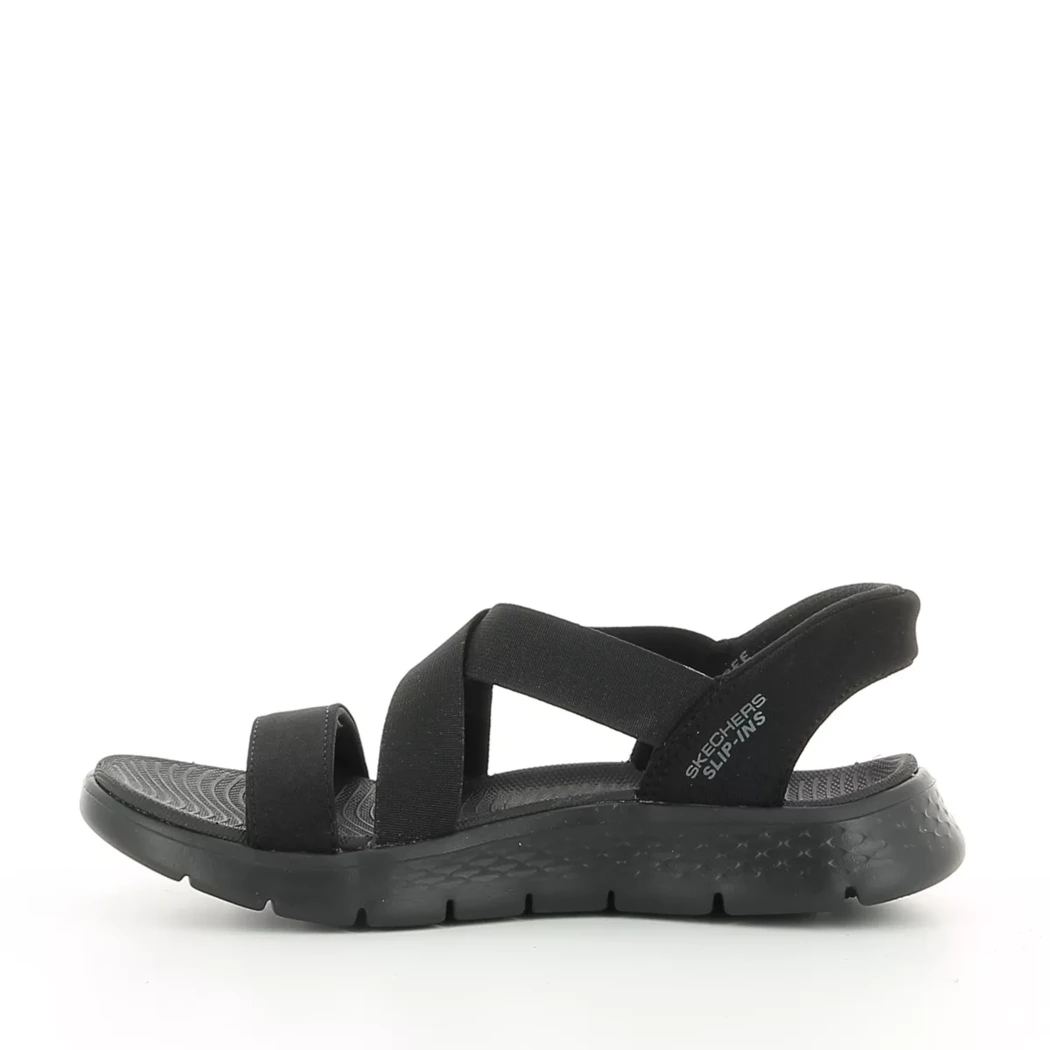 Image (4) de la chaussures Skechers - Sandales et Nu-Pieds Noir en Textile
