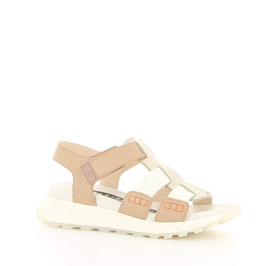 Image (1) de la chaussures Hispanitas - Sandales et Nu-Pieds Taupe en Cuir