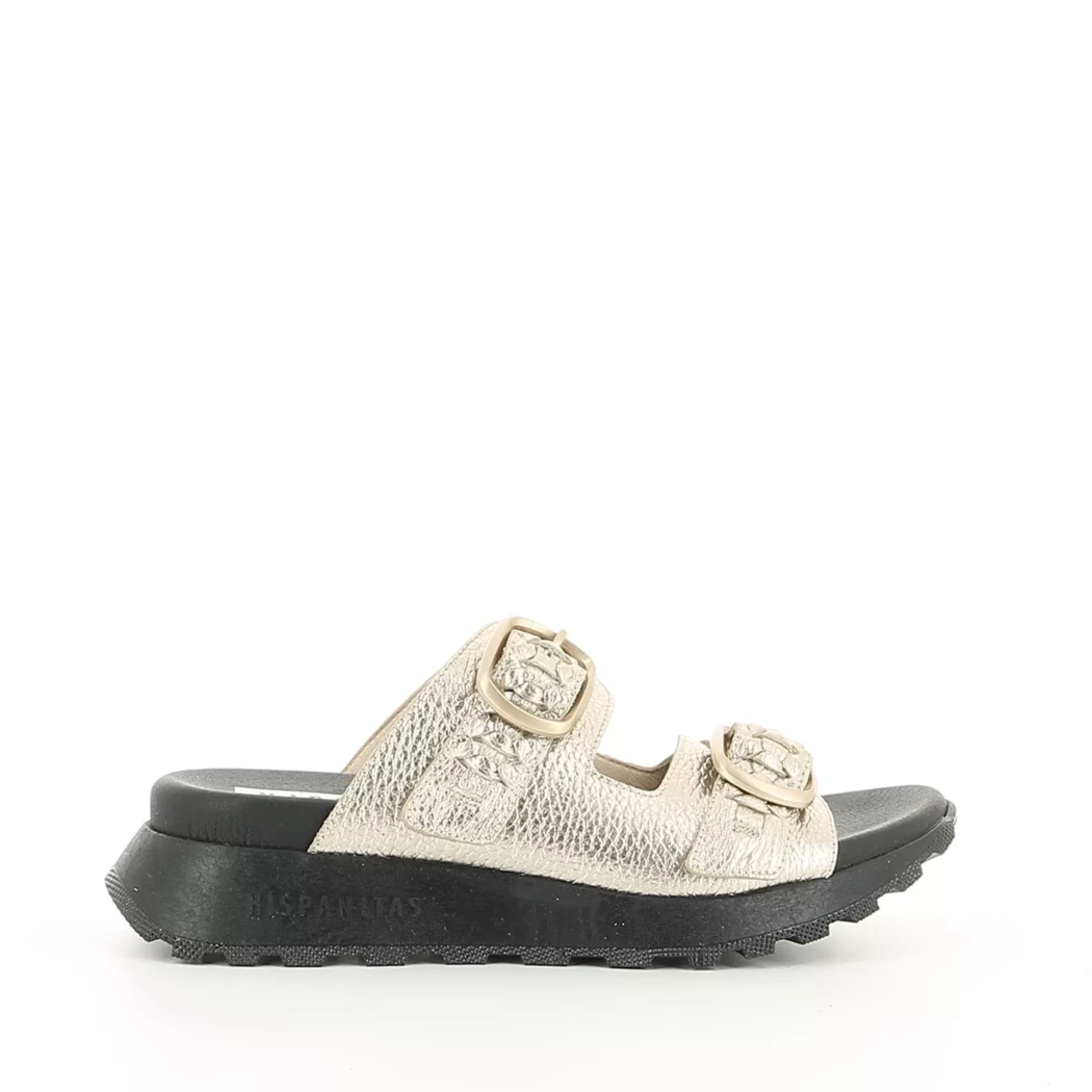 Image (2) de la chaussures Hispanitas - Mules et Sabots Taupe en Cuir