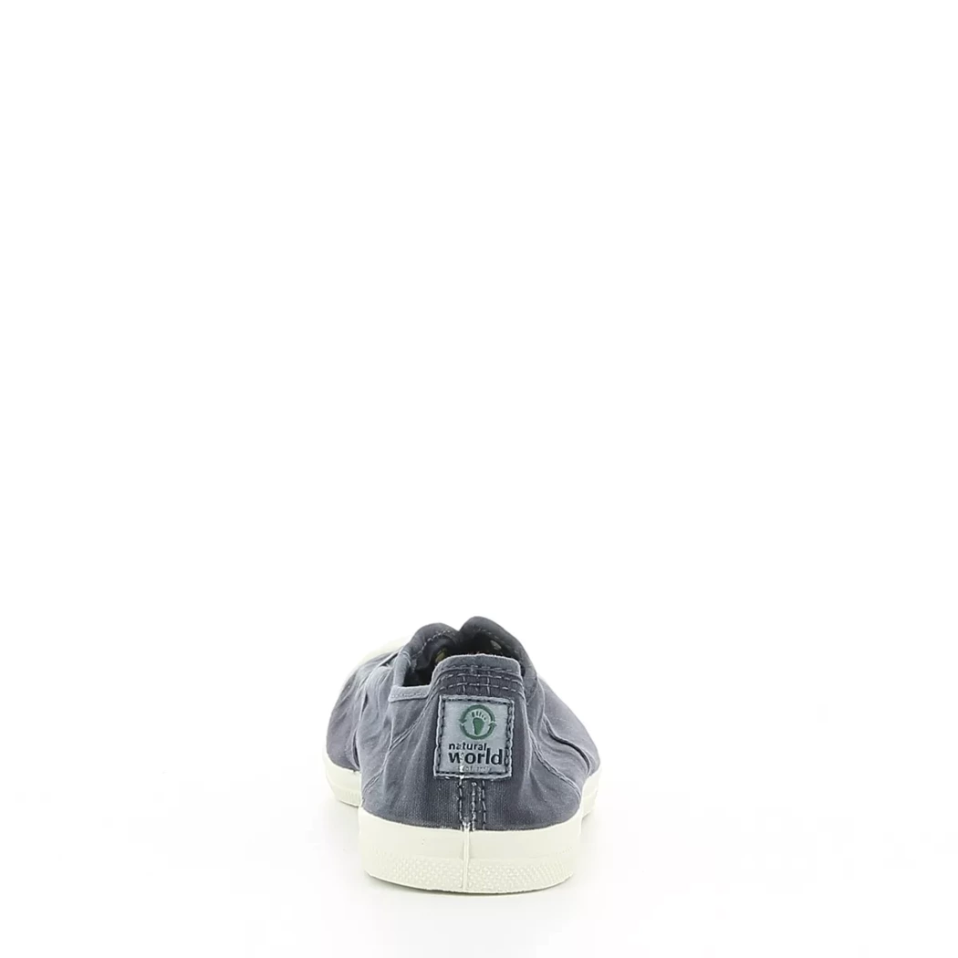 Image (3) de la chaussures Natural World - Baskets Bleu en Textile