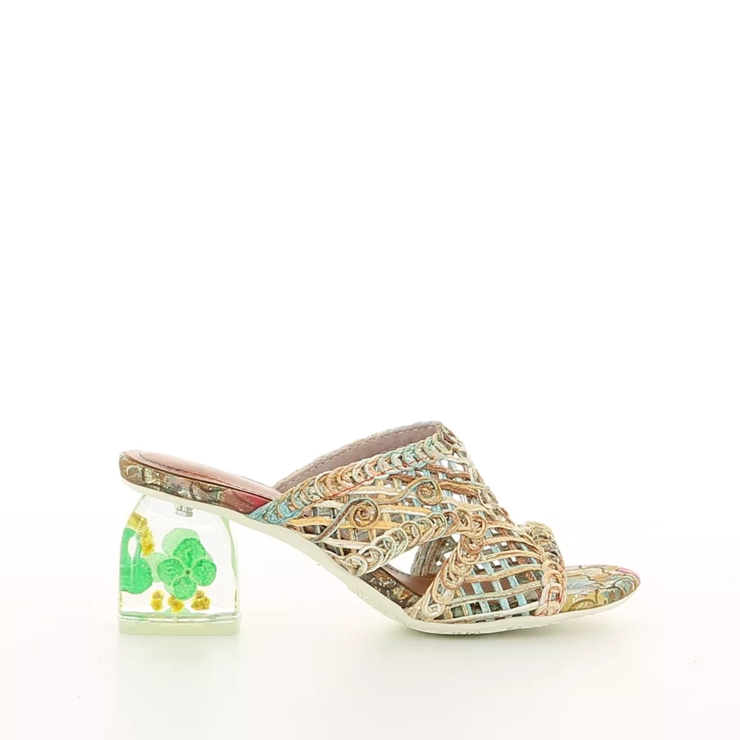 Image (2) de la chaussures Laura Vita - Mules et Sabots Multicolore en Multi-Matières