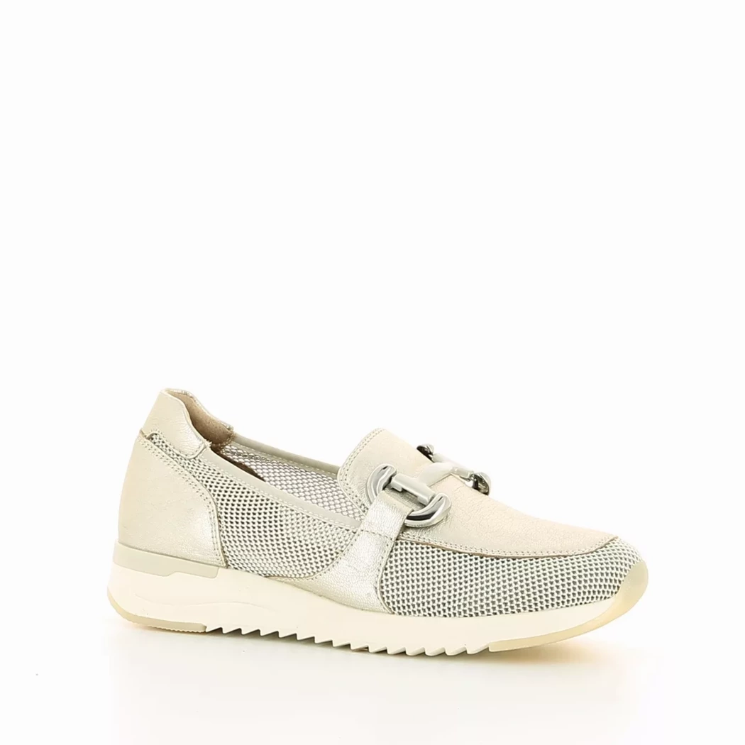 Image (1) de la chaussures Caprice - Mocassins Or / Bronze / Platine en Cuir et textile