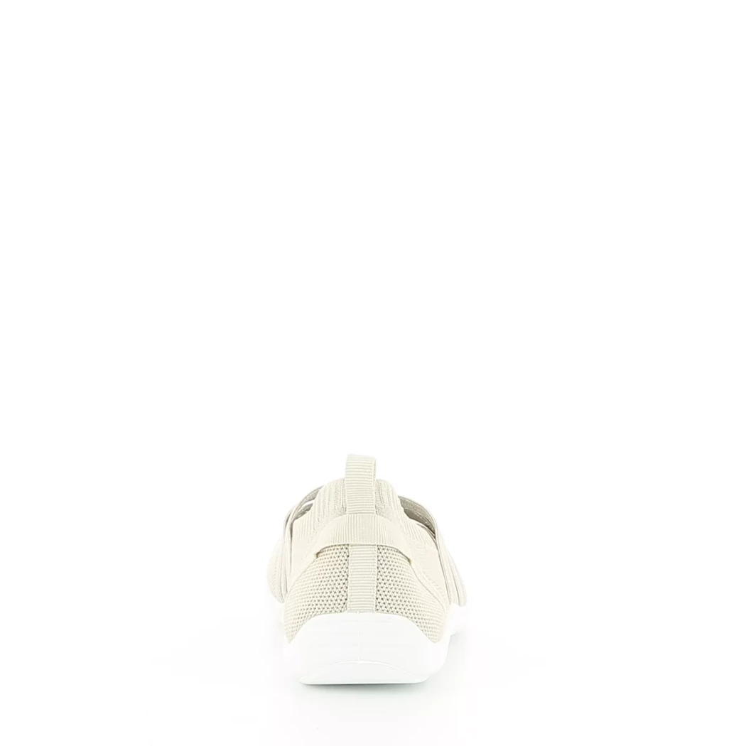 Image (3) de la chaussures Tom Tailor - Ballerines Beige en Textile
