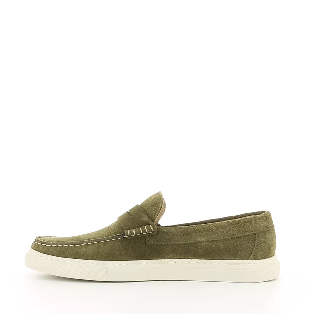 Image (4) de la chaussures Alternative - Mocassins Vert en Cuir nubuck