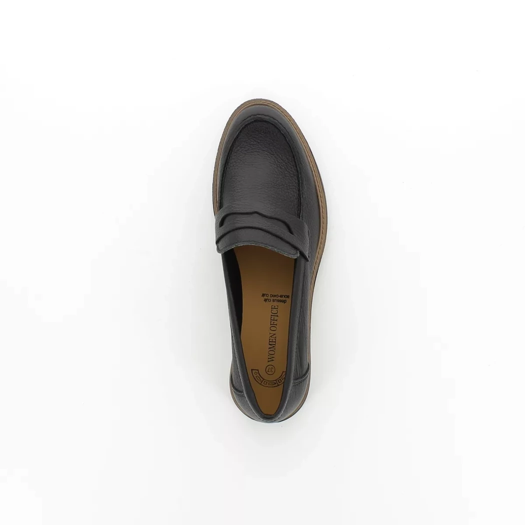 Image (6) de la chaussures Women Office - Mocassins Noir en Cuir