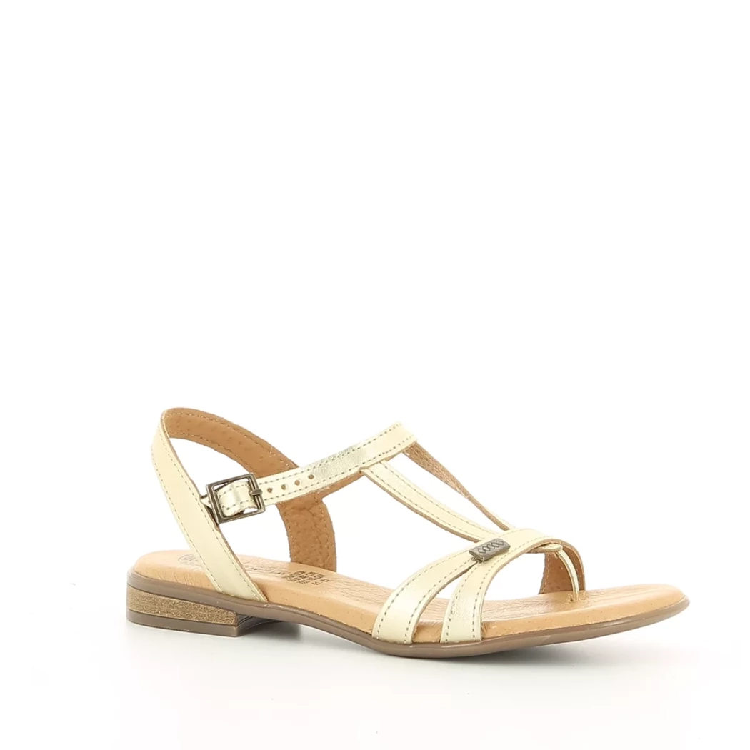 Image (1) de la chaussures Simplement B - Sandales et Nu-Pieds Or / Bronze / Platine en Cuir