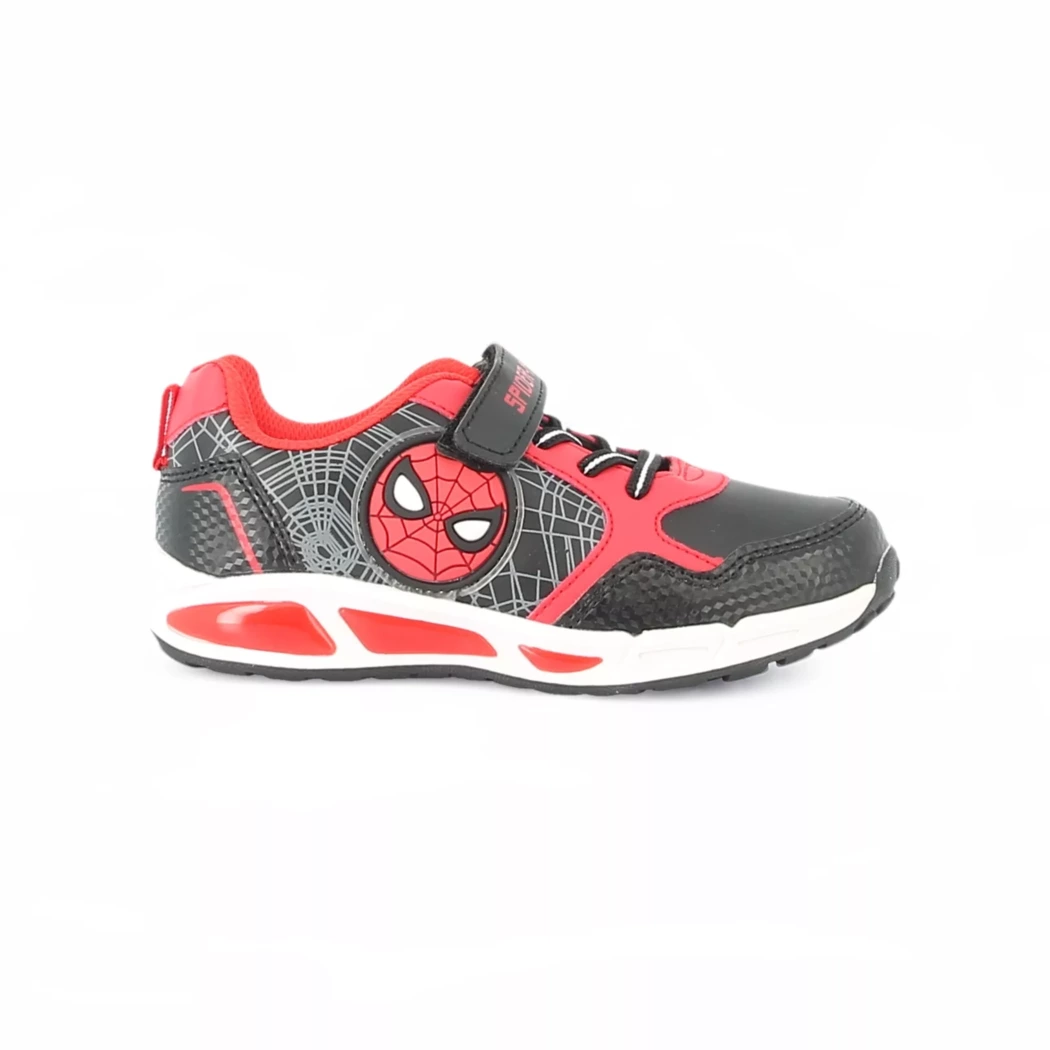 Image (2) de la chaussures Spiderman - Baskets Noir en Cuir synthétique